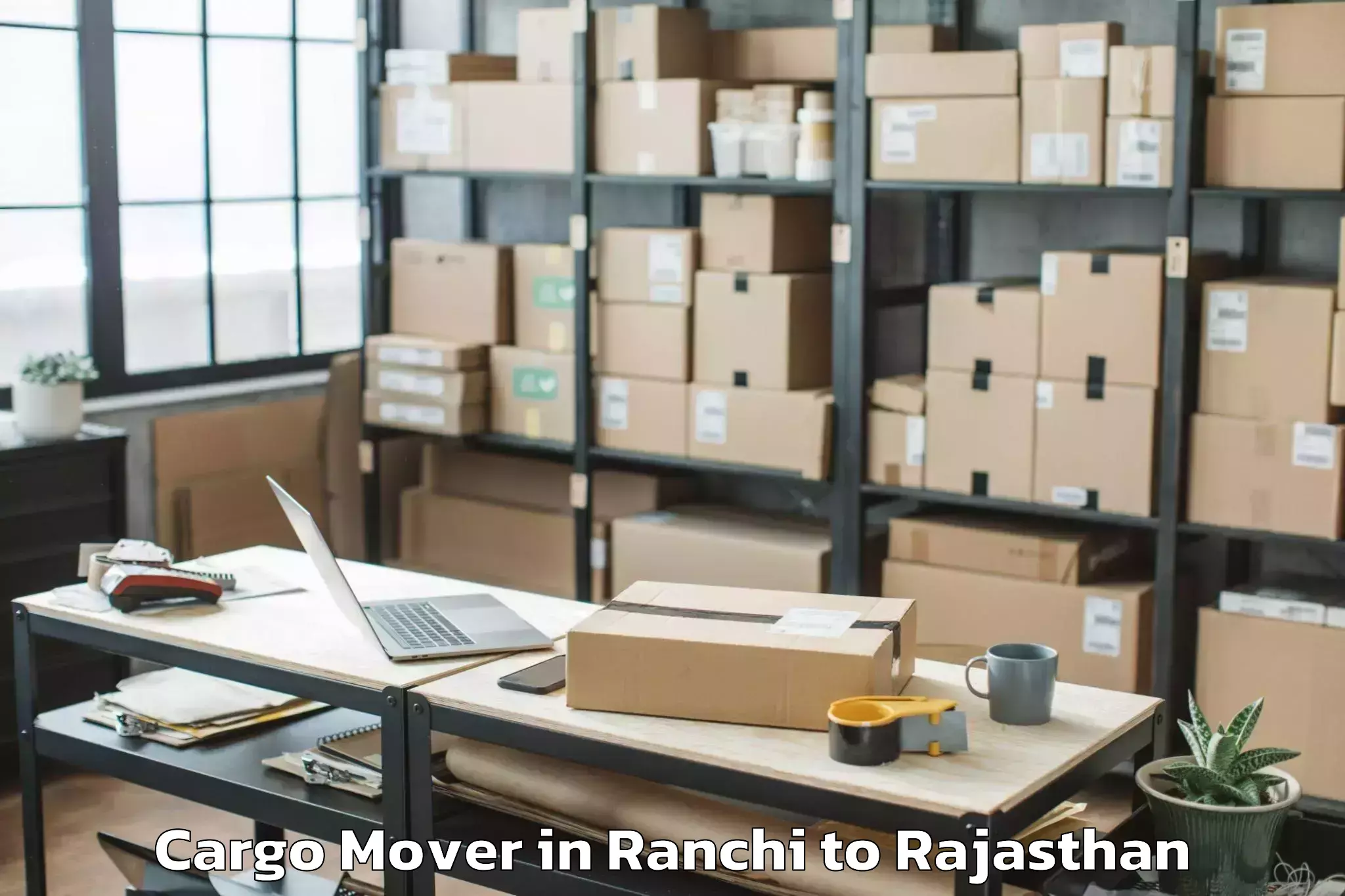 Leading Ranchi to Udaipur Airport Udr Cargo Mover Provider